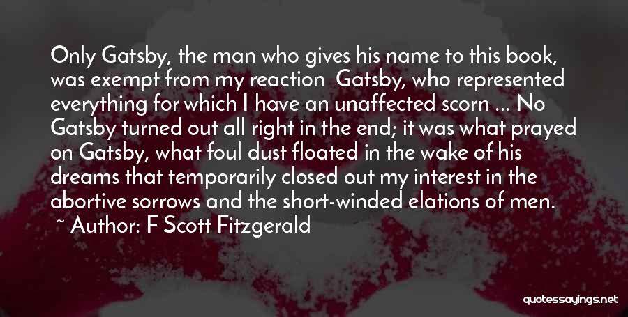 Great Gatsby Sad Quotes By F Scott Fitzgerald