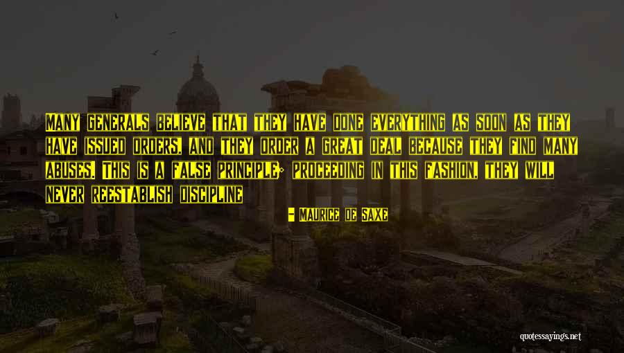 Great Generals Quotes By Maurice De Saxe Great Generals Quotes By Maurice De Saxe
