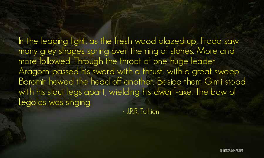 Great Gimli Quotes By J.R.R. Tolkien Great Gimli Quotes By J.R.R. Tolkien