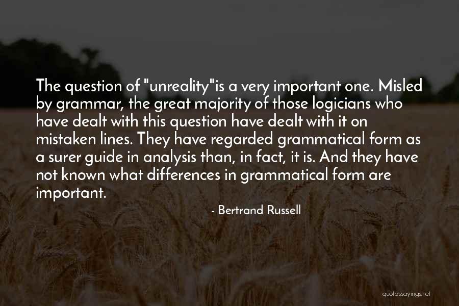 Great Grammar Quotes By Bertrand Russell