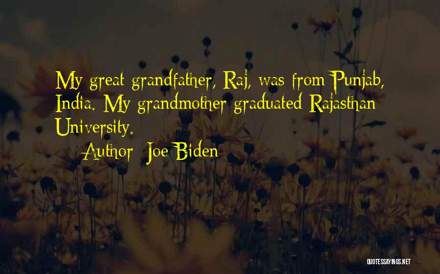 Great Grandfather Quotes By Joe Biden
