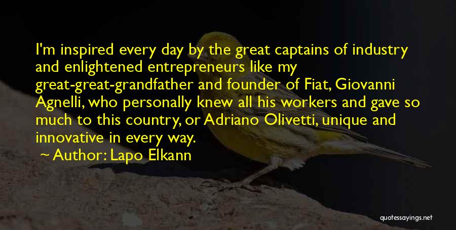 Great Grandfather Quotes By Lapo Elkann