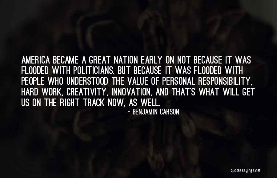 Great Hard Work Quotes By Benjamin Carson Great Hard Work Quotes By Benjamin Carson