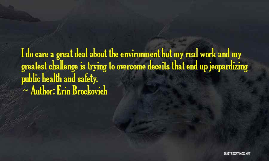 Great Health And Safety Quotes By Erin Brockovich