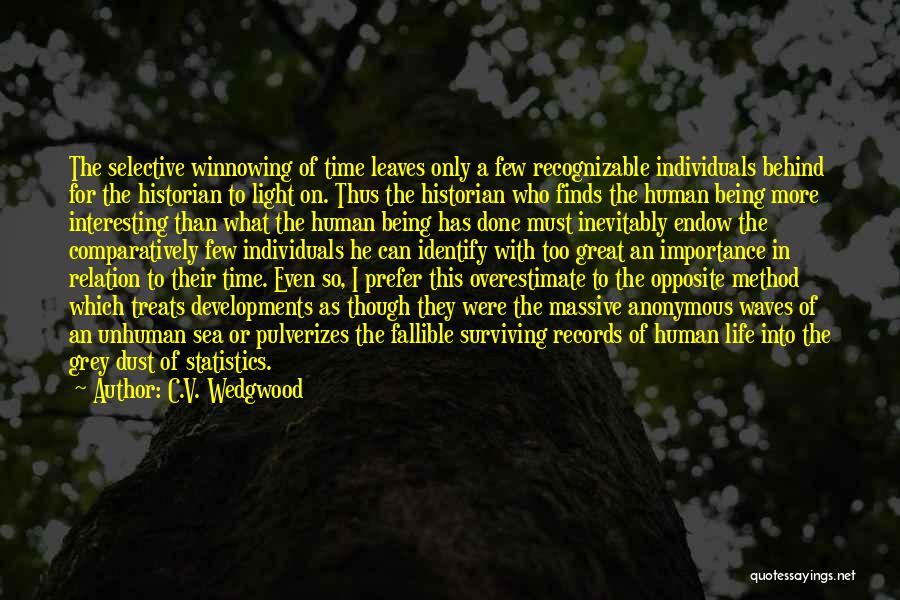 Great Individuals Quotes By C.V. Wedgwood