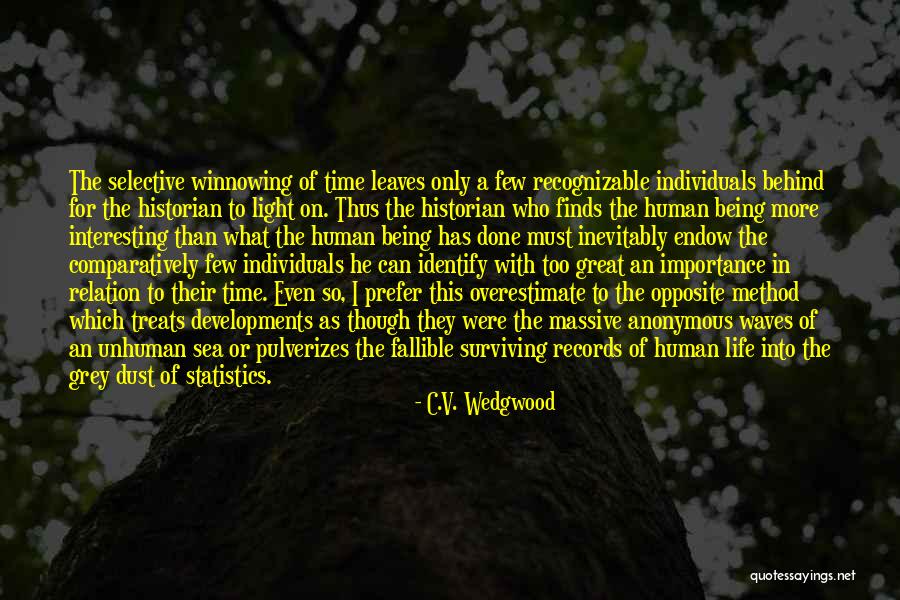 Great Individuals Quotes By C.V. Wedgwood