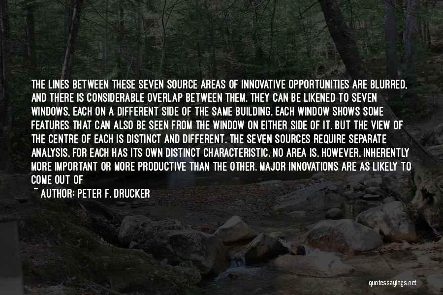 Great Innovations Quotes By Peter F. Drucker