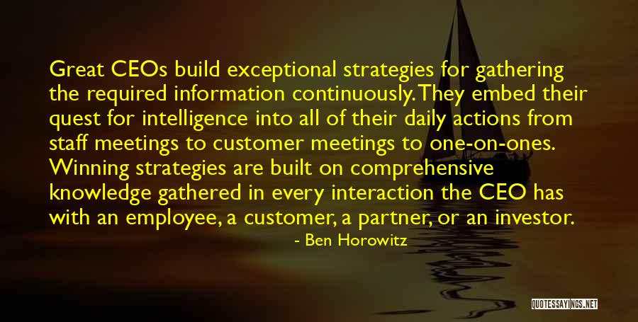 Great Investor Quotes By Ben Horowitz Great Investor Quotes By Ben Horowitz
