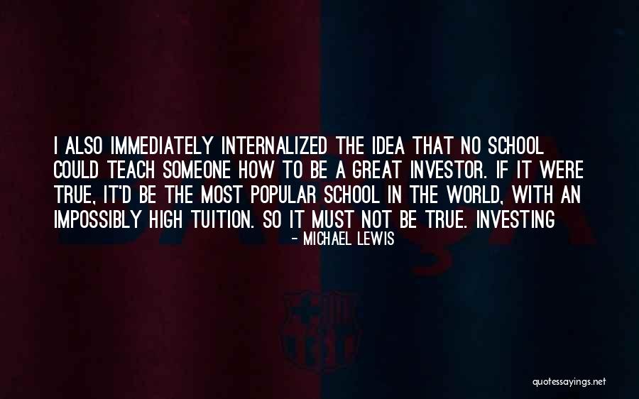 Great Investor Quotes By Michael Lewis Great Investor Quotes By Michael Lewis