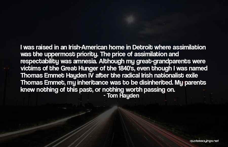 Great Irish Quotes By Tom Hayden Great Irish Quotes By Tom Hayden