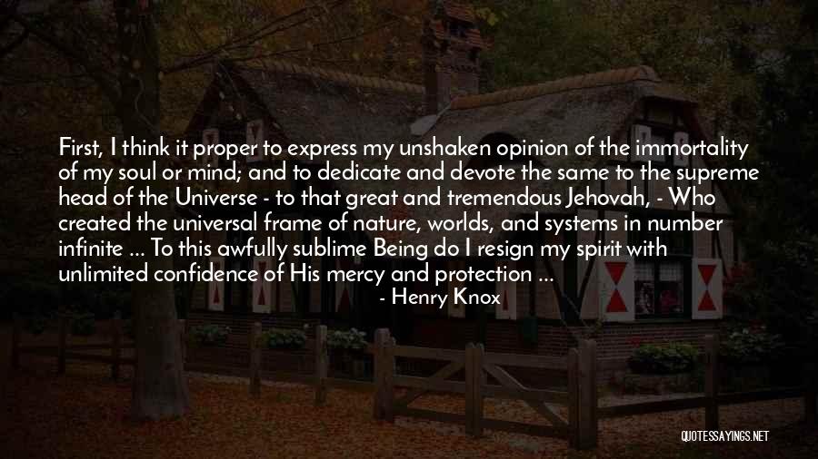 Great Jehovah Quotes By Henry Knox