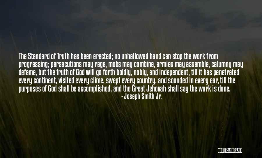 Great Jehovah Quotes By Joseph Smith Jr.