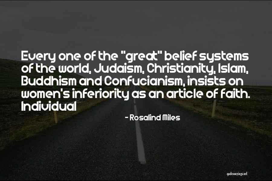 Great Judaism Quotes By Rosalind Miles Great Judaism Quotes By Rosalind Miles