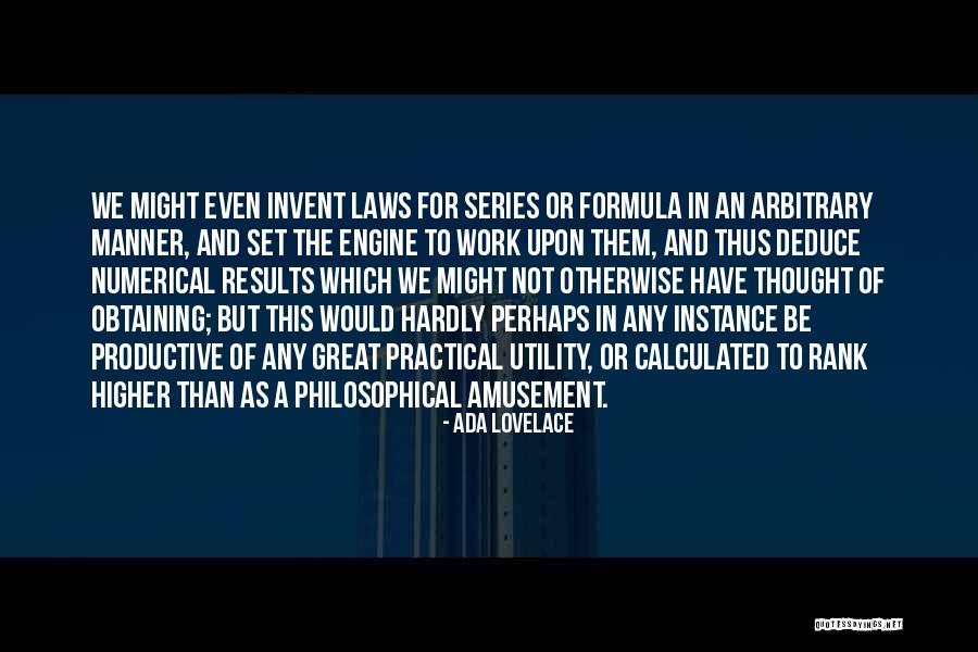 Great Law Quotes By Ada Lovelace Great Law Quotes By Ada Lovelace