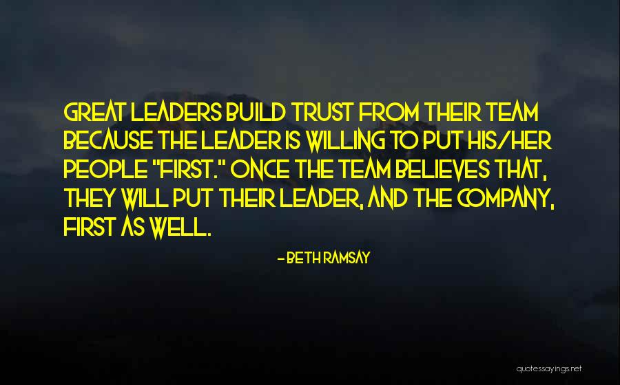 Great Leadership And Success Quotes By Beth Ramsay Great Leadership And Success Quotes By Beth Ramsay
