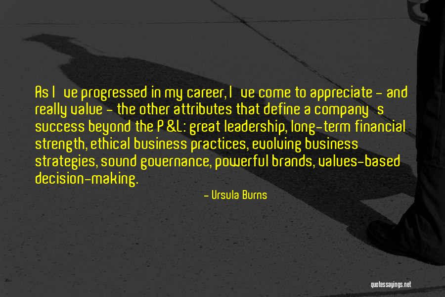Great Leadership And Success Quotes By Ursula Burns Great Leadership And Success Quotes By Ursula Burns