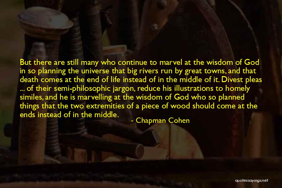 Great Life And Death Quotes By Chapman Cohen