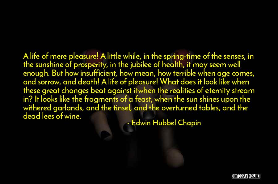 Great Life And Death Quotes By Edwin Hubbel Chapin