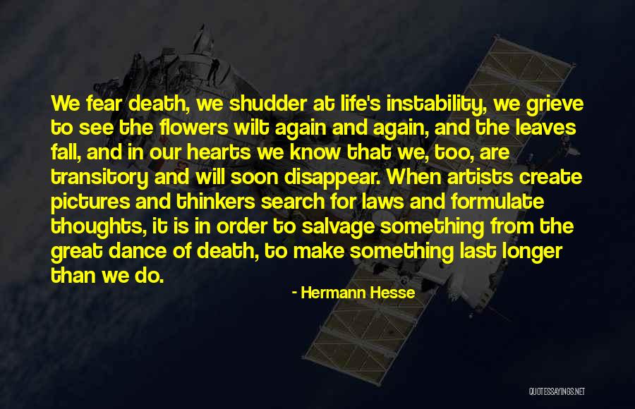 Great Life And Death Quotes By Hermann Hesse