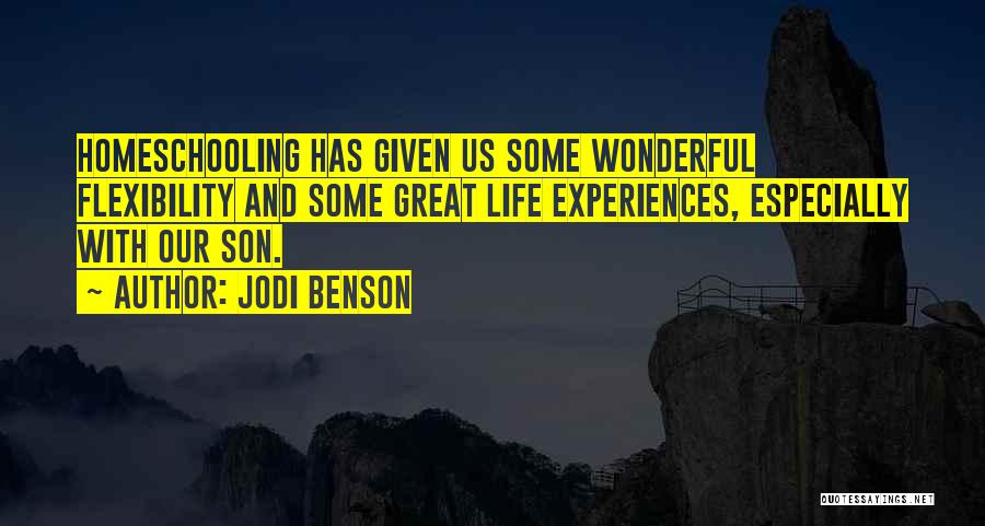 Great Life Experiences Quotes By Jodi Benson