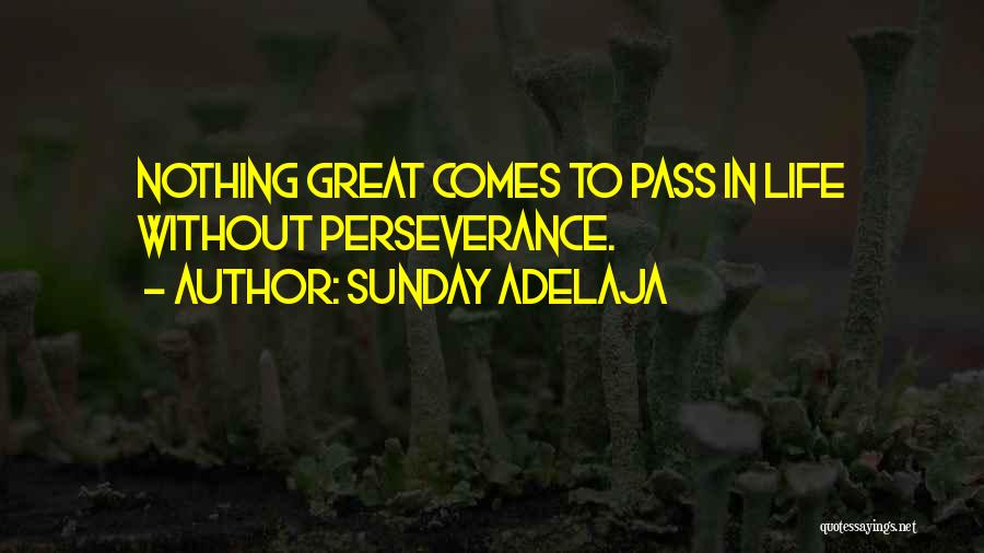 Great Life Quotes By Sunday Adelaja