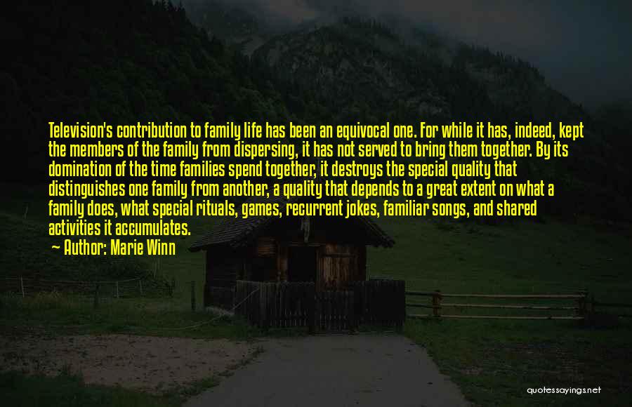 Great Life Song Quotes By Marie Winn