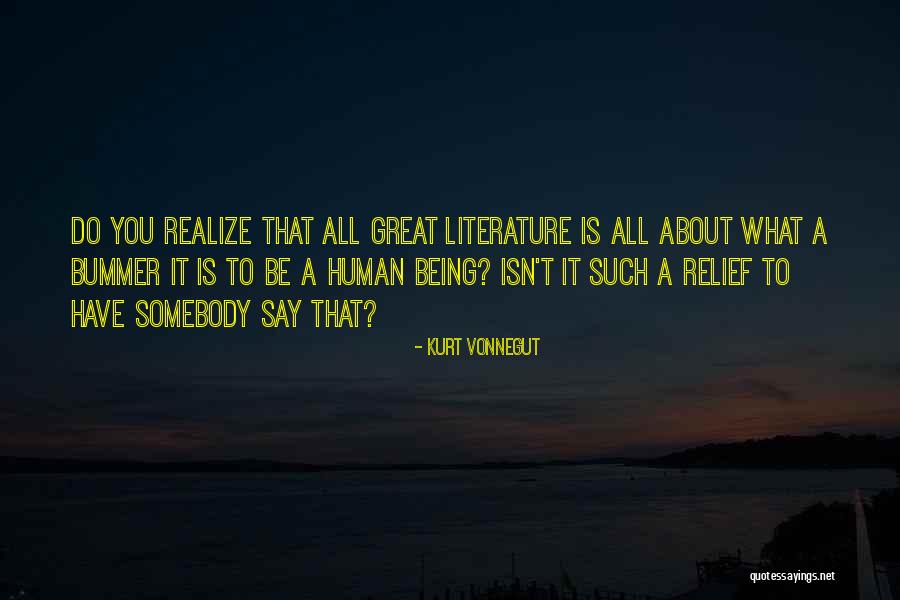 Great Literature Quotes By Kurt Vonnegut Great Literature Quotes By Kurt Vonnegut