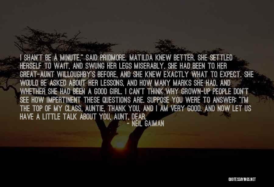 Great Little Girl Quotes By Neil Gaiman