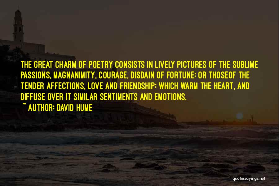 Great Love Poetry Quotes By David Hume