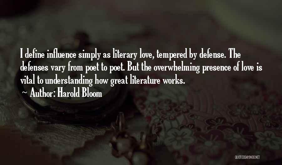 Great Love Poetry Quotes By Harold Bloom