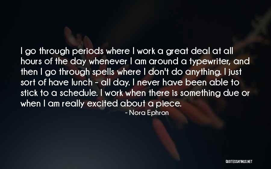 Great Lunch Quotes By Nora Ephron Great Lunch Quotes By Nora Ephron