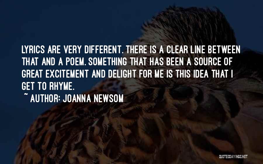 Great Lyrics Quotes By Joanna Newsom