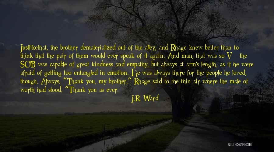 Great Male Quotes By J.R. Ward