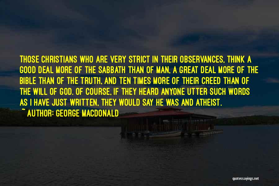 Great Man Of God Quotes By George MacDonald
