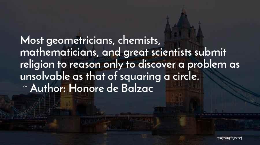 Great Mathematicians Their Quotes By Honore De Balzac