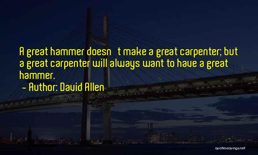 Great Mba Quotes By David Allen