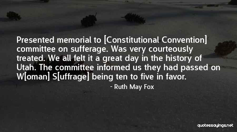 Great Memorial Day Quotes By Ruth May Fox Great Memorial Day Quotes By Ruth May Fox