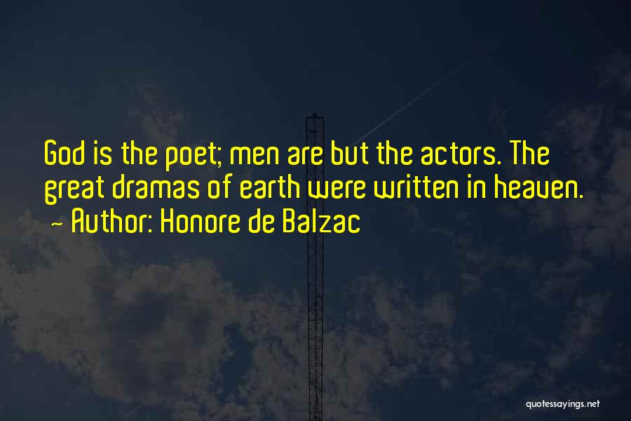 Great Men Quotes By Honore De Balzac