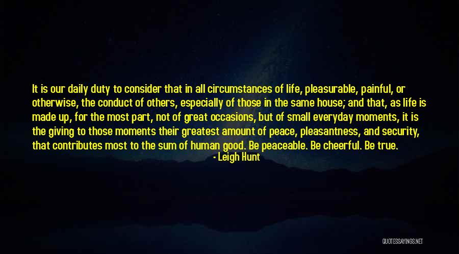 Great Moments Of Life Quotes By Leigh Hunt Great Moments Of Life Quotes By Leigh Hunt