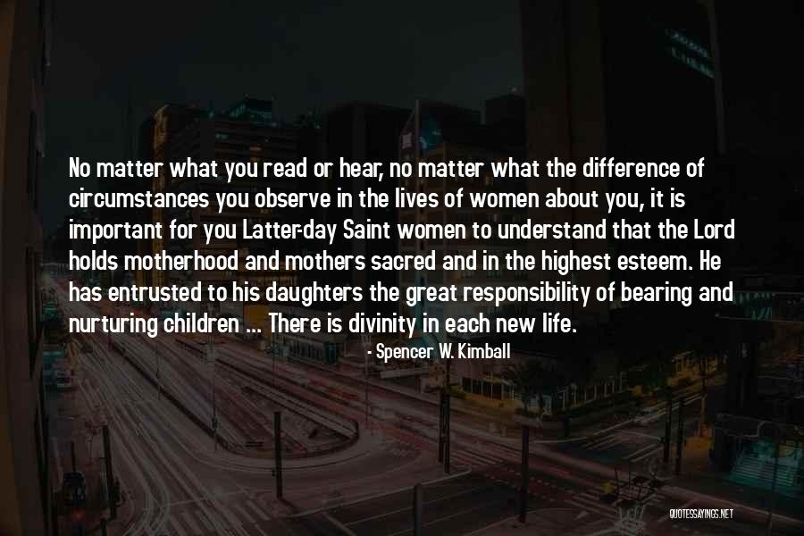 Great Mothers Day Quotes By Spencer W. Kimball Great Mothers Day Quotes By Spencer W. Kimball