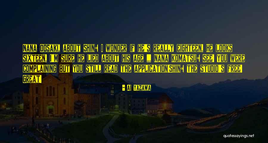 Great Nana Quotes By Ai Yazawa Great Nana Quotes By Ai Yazawa