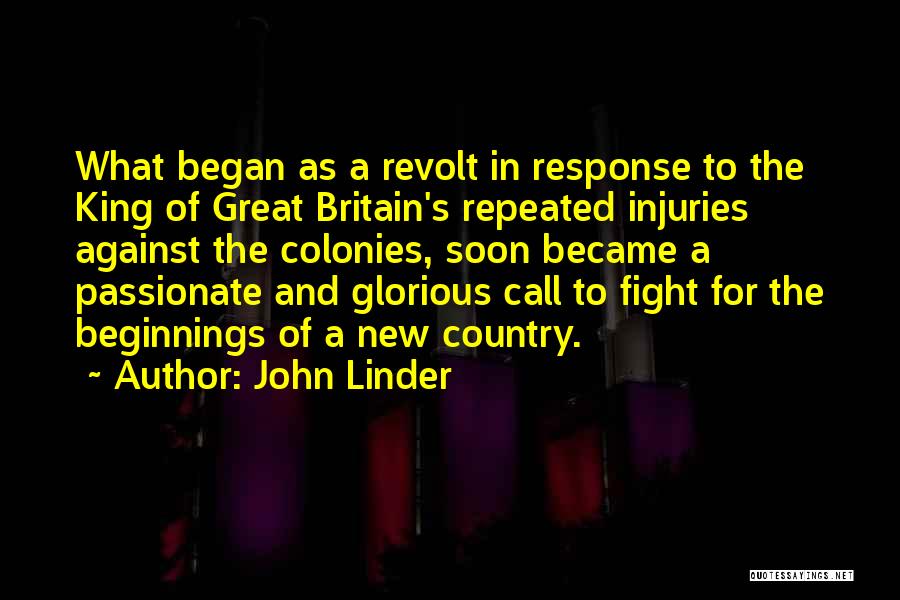 Great New Beginnings Quotes By John Linder