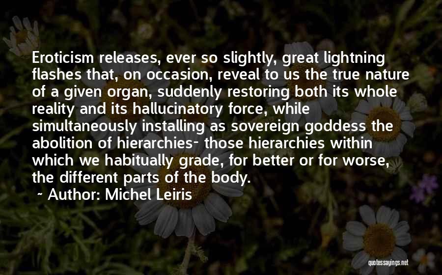 Great Occasion Quotes By Michel Leiris