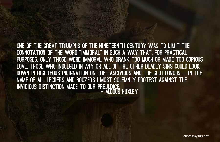 Great One Word Quotes By Aldous Huxley