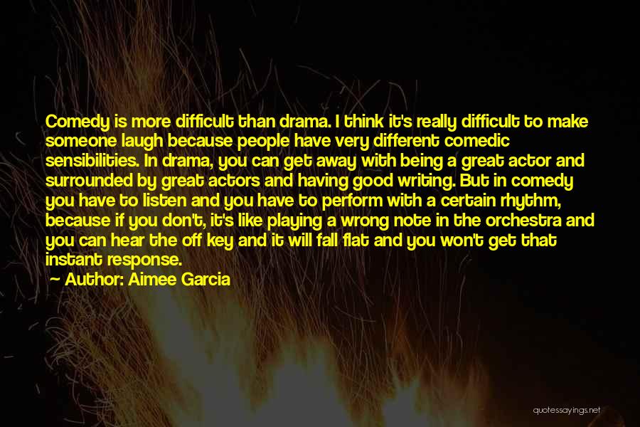 Great Orchestra Quotes By Aimee Garcia