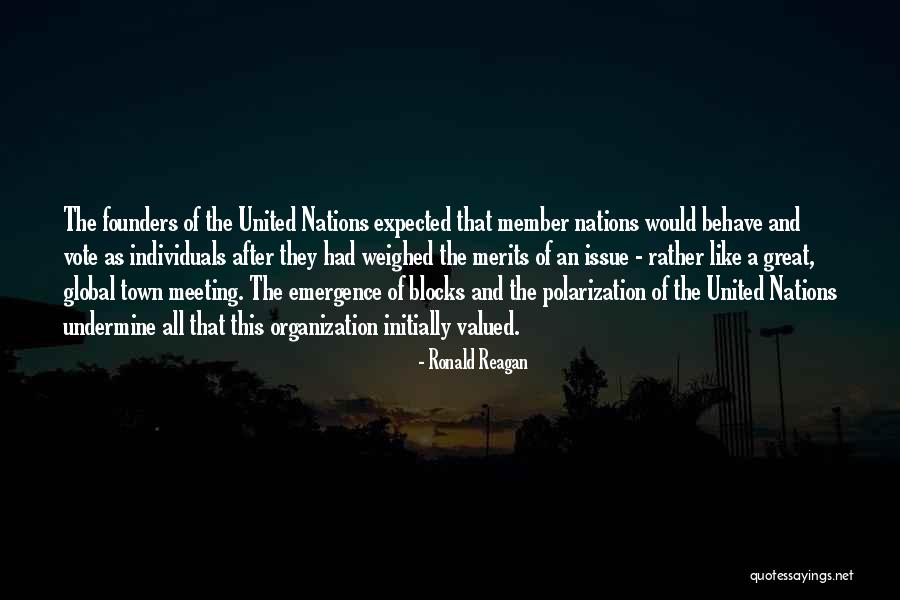 Great Organization Quotes By Ronald Reagan Great Organization Quotes By Ronald Reagan