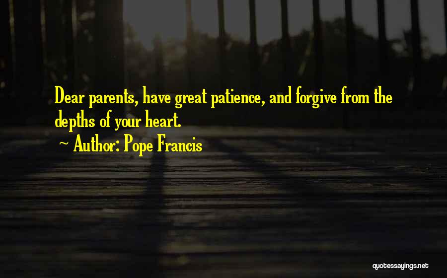 Great Patience Quotes By Pope Francis