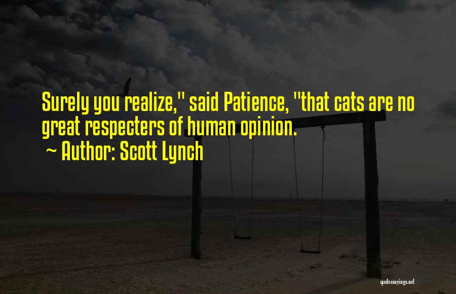 Great Patience Quotes By Scott Lynch