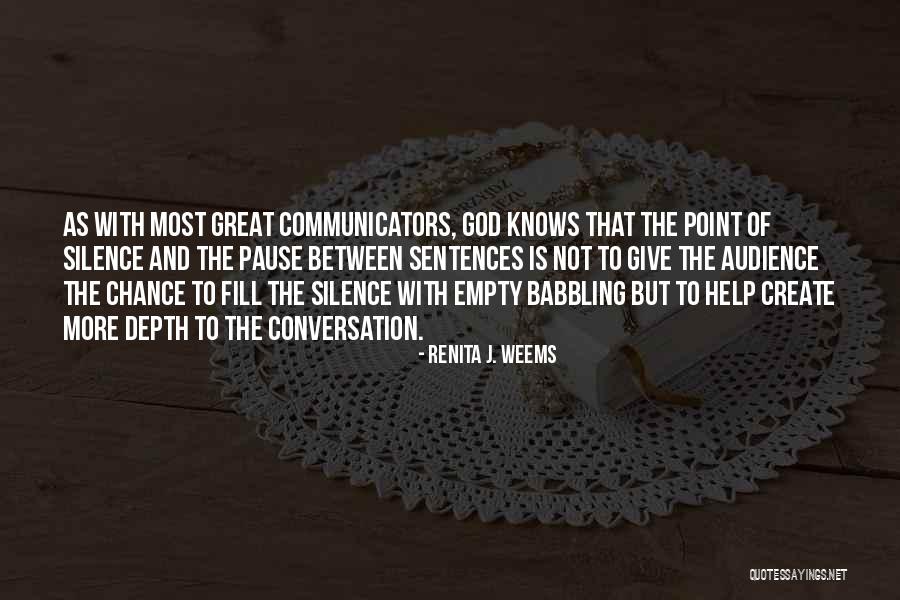 Great Pause Quotes By Renita J. Weems Great Pause Quotes By Renita J. Weems