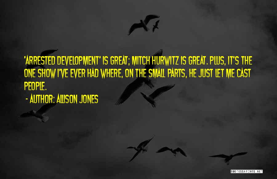 Great People Quotes By Allison Jones